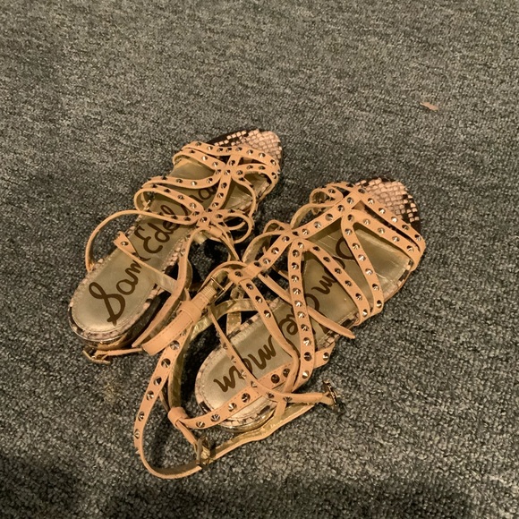 SAM EDELMAN Demi Gladiator Sandals Shoes - Picture 10 of 14